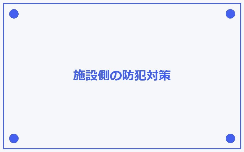 女湯の防犯カメラ対策