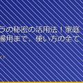 小型カメラの秘密の活用法！家庭用から盗撮用まで、使い方の全てを解説！ アイキャッチ